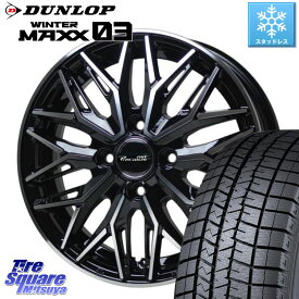 DUNLOP ウィンターマックス03 WM03 ダンロップ スタッドレス 175/70R14 HotStuff プレシャス アスト M3 ホイール 14インチ 14 X 4.5J +45 4穴 100 ソリオ