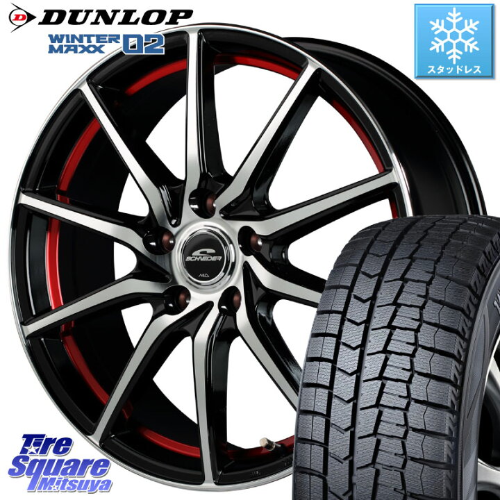 DUNLOP WM02 225/50R18】スタッドレス 19年製 バリ溝【ROZEST 18インチ 