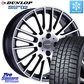 DUNLOP ウィンターマックス02 WM02 96T XL CUV ダンロップ スタッドレス 205/60R16 阿部商会 Euro desing CALWER ホイール 16インチ 16 X 6.5J(DS4 B7) +25 4穴 108 シトロエンDS4