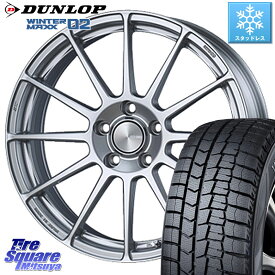 DUNLOP ウィンターマックス02 WM02 CUV ダンロップ スタッドレス 165/60R15 ENKEI エンケイ PerformanceLine PF03 ホイール 15 X 5.0J +45 4穴 100 ハスラー デリカミニ