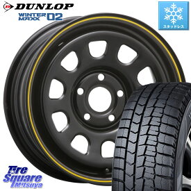 DUNLOP ウィンターマックス02 WM02 ダンロップ スタッドレス 205/65R15 MLJ デイトナ SS DAYTONA YE ホイール 15インチ カングー 15 X 6.0J(RENAUT KANGOO KW) +30 5穴 108 ルノー カングー ルノー カングービボップ