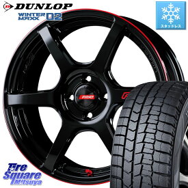 DUNLOP ウィンターマックス02 WM02 ダンロップ スタッドレス 195/45R17 RAYS 【欠品次回7月末】 GRAM LIGHTS 57C6 TIME ATTACK EDITION ホイール 17インチ 17 X 7.0J +45 4穴 100 アクア フィット ヤリス ロードスター