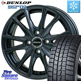 DUNLOP ウィンターマックス02 WM02 ダンロップ スタッドレス 185/70R14 HotStuff WAREN W05 ヴァーレン ホイール14インチ 14 X 5.5J +38 4穴 100 アクア ノート