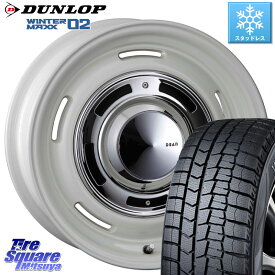 DUNLOP ウィンターマックス02 WM02 CUV ダンロップ スタッドレス 215/65R16 CRIMSON ディーン クロスカントリー ホイール 16インチ 16 X 6.5J(PEUGET RIFTER K9P) +38 5穴 108 プジョー リフター