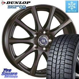 DUNLOP ウィンターマックス02 WM02 CUV ダンロップ スタッドレス 225/60R17 阿部商会 ティラード イータ 17 X 7.0J +38 5穴 114.3 アルファード エクストレイル デリカ D5 D:5