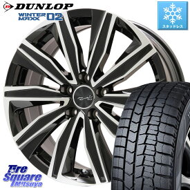 DUNLOP ウィンターマックス02 WM02 XL ダンロップ スタッドレス 185/65R15 KYOHO EURO ZWEI ツヴァイ FK-10 ブラポリ 15 X 6.0J(VW POLO AW) +38 5穴 100 フォルクスワーゲン POLO ポロ