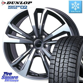 DUNLOP ウィンターマックス02 WM02 96T XL CUV ダンロップ スタッドレス 205/60R16 TARGA smartline365 16 X 6.5J(DS4 B7) +28 4穴 108 シトロエンDS4