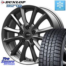 DUNLOP ウィンターマックス02 WM02 XL ダンロップ スタッドレス 225/45R18 KOSEI クレイシズVS6 QRA800Gホイール 18 X 7.0J +48 5穴 114.3 ステップワゴン WRX S4 RX-8