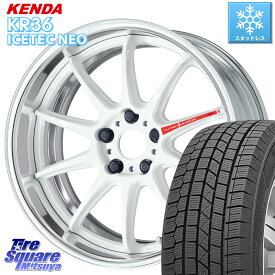 KENDA ケンダ KR36 ICETEC NEO アイステックネオ 2023年製 スタッドレスタイヤ 225/45R18 WORK EMOTION ZR10 L Disk AZW 18インチ 2ピース 18 X 8.5J +50 5穴 114.3 WRX S4