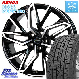 KENDA ケンダ KR36 ICETEC NEO アイステックネオ 2023年製 スタッドレスタイヤ 215/70R16 HotStuff Chronus CH-112 クロノス CH112 ホイール 16インチ 16 X 6.5J +40 5穴 114.3 デリカ D5 D:5