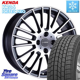 KENDA ケンダ KR36 ICETEC NEO アイステックネオ 2023年製 スタッドレスタイヤ 185/55R16 阿部商会 Euro desing CALWER ホイール 16インチ 16 X 6.5J(FIAT PANDA 4X4 139) +35 4穴 98 フィアット パンダ