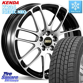 KENDA ケンダ KR36 ICETEC NEO アイステックネオ 2023年製 スタッドレスタイヤ 215/45R17 BBS RE-L2 アルミ鍛造1ピース ホイール 17インチ 17 X 7.0J +49 5穴 114.3 セレナ ステップワゴン セレナ