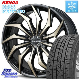 KENDA ケンダ KR36 ICETEC NEO アイステックネオ 2023年製 スタッドレスタイヤ 215/50R17 MONZA WARWIC HARVEL ホイール 17インチ 17 X 7.0J +50 5穴 100 インプレッサ