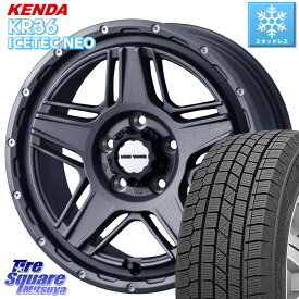 KENDA ケンダ KR36 ICETEC NEO アイステックネオ 2023年製 スタッドレスタイヤ 215/70R16 WEDS 40547 マッドヴァンス MUD VANCE 07 16インチ 16 X 7.0J +38 5穴 114.3 デリカ D5 D:5