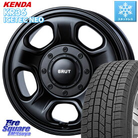 KENDA ケンダ KR36 ICETEC NEO アイステックネオ 2023年製 スタッドレスタイヤ 205/55R16 BRUT ブルート BR-33 BR33 ホイール 16インチ 16 X 6.5J +30 5穴 100 カローラスポーツ