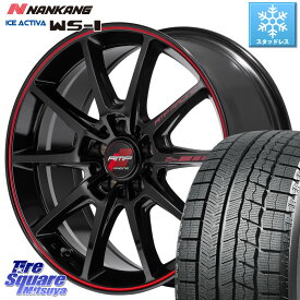 カローラスポーツ 86 プリウス NANKANG TIRE WS-1 スタッドレス 92Q XL 2023年製 225/40R18 MANARAY MID RMP RACING R25Plus ホイール 18インチ 18 X 8.0J +45 5穴 100