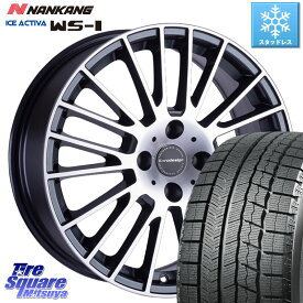 NANKANG TIRE WS-1 スタッドレス 83Q 2023年製 185/55R16 阿部商会 Euro desing CALWER ホイール 16インチ 16 X 6.5J(FIAT PANDA 4X4 139) +35 4穴 98 フィアット パンダ