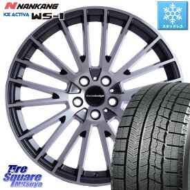 NANKANG TIRE WS-1 スタッドレス 96Q 2023年製 215/60R17 阿部商会 Euro desing CALWER ホイール 17インチ 17 X 7.0J(REN ARK1) +45 5穴 114.3