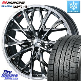 NANKANG TIRE WS-1 スタッドレス 98Q 2023年製 235/45R18 WEDS LEONIS MV レオニス MV BMCMC ホイール 18インチ 18 X 8.0J +42 5穴 114.3 カムリ