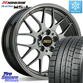 NANKANG TIRE WS-1 スタッドレス 91Q XL 2023年製 215/45R17 BBS RG-R 鍛造1ピース ホイール 17インチ インセットサイズ間違い登録　誤「+35」正「+45」 17 X 7.5J +35 5穴 100 86