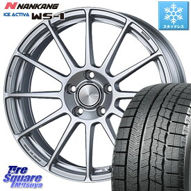 NANKANG TIRE WS-1 スタッドレス 95Q XL 2023年製 225/45R18 ENKEI エンケイ PerformanceLine PF03 ホイール 18 X 7.5J(BMW F45 F46) +48 5穴 112 BMW 2シリーズ