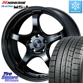 NANKANG TIRE WS-1 スタッドレス 93Q 2023年製 245/40R18 WEDS 72770 RN-05M ウェッズ スポーツ ホイール 18インチ 18 X 8.5J(AUDI A4 8WC) +38 5穴 112 アウディA4