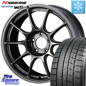 NANKANG TIRE WS-1 スタッドレス 92Q XL 2023年製 225/40R18 WEDS 73532 TC105X EJ ウェッズ スポーツ ホイール 18インチ 18 X 8.0J +45 5穴 114.3 ヤリス