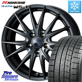 NANKANG TIRE WS-1 スタッドレス 96Q 2023年製 215/60R17 WEDS ウェッズ ヴェルヴァ スポルト2 ホイール 17インチ 17 X 7.0J +48 5穴 114.3 C-HR CX-30 ヴェゼル ZR-V