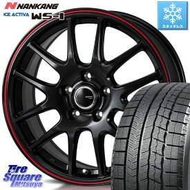 NANKANG TIRE WS-1 スタッドレス 89Q 2023年製 205/50R17 MONZA JP STYLE Jefa ジェファ 17インチ 17 X 7.0J +50 5穴 100 インプレッサ カローラスポーツ