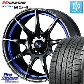 NANKANG TIRE WS-1 スタッドレス 93Q 2023年製 245/40R18 WEDS ウェッズ スポーツ SA99R SA-99R 18インチ 18 X 8.0J +42 5穴 114.3 インプレッサ