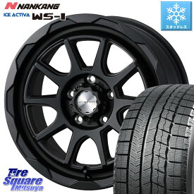 NANKANG TIRE ICE ACTIVA WS-1 2021年製 スタッドレス 195/65R16 WEDS マッドヴァンス 06 MUD VANCE 06 ホイール 16インチ 16 X 6.0J +40 5穴 100 ライズ ハイブリッド車