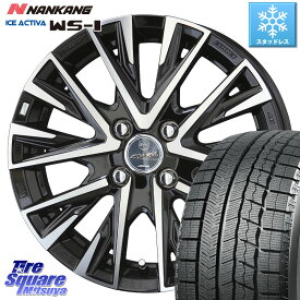 NANKANG TIRE ナンカン ICE ACTIVA WS-1 アイスアクティバ 2023年製 スタッドレスタイヤ 195/50R16 KYOHO スマック レジーナ SMACK LEGINA ホイール 16 X 6.0J +40 4穴 100 シエンタ ヤリス ロードスター