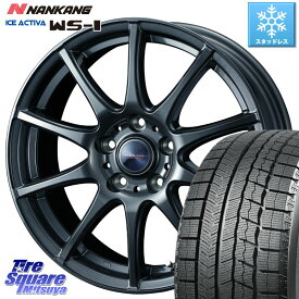 NANKANG TIRE WS-1 スタッドレス 94Q 2023年製 215/55R17 WEDS ウェッズ ヴェルヴァチャージ ホイール 17 X 7.5J +45 5穴 114.3 RX-8 カムリ