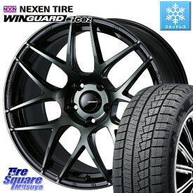 NEXEN ネクセン WINGUARD ice2 ウィンガードアイス 2023年製 スタッドレスタイヤ 215/50R17 WEDS 74166 SA-27R ウェッズ スポーツ WBC ホイール 17インチ 17 X 7.0J +40 5穴 114.3 リーフ