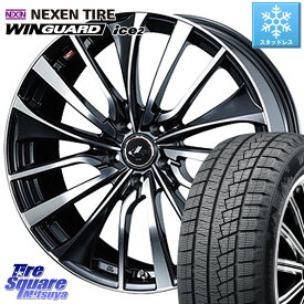 NEXEN ネクセン WINGUARD ice2 ウィンガードアイス 2023年製 スタッドレスタイヤ 215/50R17 WEDS 【欠品次回06月下旬】 36349 レオニス VT ウェッズ Leonis ホイール 17インチ 17 X 7.0J +42 5穴 114.3 リーフ