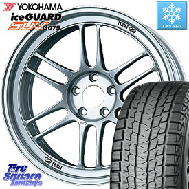 YOKOHAMA R1594 iceGUARD SUV G075 アイスガード ヨコハマ スタッドレス 235/70R16 ENKEI エンケイ Racing RPF1 SILVER ホイール 16 X 7.0J +43 5穴 114.3 デリカ D5 D:5