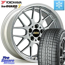 YOKOHAMA R7136 ice GUARD7 IG70 アイスガード スタッドレス 215/50R17 BBS RG-R 鍛造1ピース ホイール 17インチ インセット 17 X 7.5J +45 5穴 100