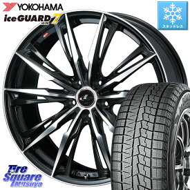 YOKOHAMA R7112 ice GUARD7 IG70 96Q XL アイスガード スタッドレス 205/60R16 WEDS LEONIS レオニス GX PBMC ウェッズ ホイール 16インチ 16 X 6.5J +52 5穴 114.3 ステップワゴン