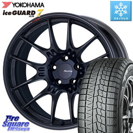 YOKOHAMA R7115 ice GUARD7 IG70 アイスガード スタッドレス 225/60R18 ENKEI エンケイ RACING GTC02 BK ホイール 18インチ 18 X 8.0J +45 5穴 114.3 CX-5 アウトバック