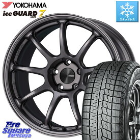 YOKOHAMA R7157 ice GUARD7 IG70 アイスガード スタッドレス 245/40R18 KYOHO ENKEI エンケイ PerformanceLine PF09 ホイール 4本 18インチ 18 X 9.0J(EVO10 CZ4A) +30 5穴 114.3 ランエボ10キャリパー対応！