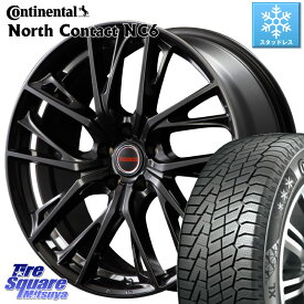 コンチネンタル NorthContact NC6 ノースコンタクト スタッドレス 245/40R18 MANARAY MID VERTEC ONE GLAIVE 18インチ 18 X 8.0J(VAB 4POT) +42 5穴 114.3 インプレッサ WRX STI