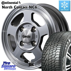 コンチネンタル NorthContact NC6 ノースコンタクト スタッドレス 175/65R14 MANARAY MID GARCIA ガルシア CHICAGO5 シカゴ5 ホイール 14インチ 14 X 5.5J +40 4穴 100 フィット ノート サクシード