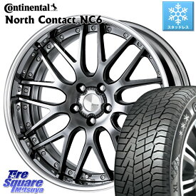 コンチネンタル NorthContact NC6 ノースコンタクト スタッドレス 235/50R18 WORK Lanvec LM1 GTK O Disk 18インチ 2ピース 18 X 8.0J +40 5穴 114.3 アルファード