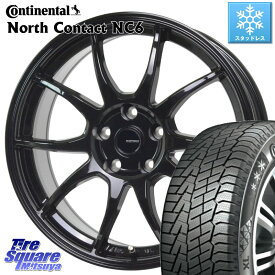 コンチネンタル NorthContact NC6 96T XL ノースコンタクト スタッドレス 205/60R16 HotStuff G-SPEED G-06 G06 ホイール 16インチ 16 X 6.5J +48 5穴 114.3 MAZDA3