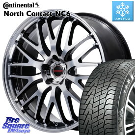 コンチネンタル NorthContact NC6 ノースコンタクト スタッドレス 225/60R17 MANARAY MID VERTEC ONE EXE10 Vselection ホイール 17インチ 17 X 7.0J +40 5穴 114.3 アルファード エクストレイル デリカ D5 D:5