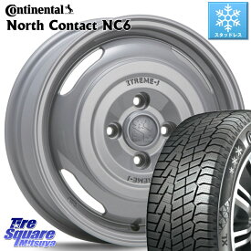 コンチネンタル NorthContact NC6 ノースコンタクト スタッドレス 165/65R14 MLJ JOURNEY ジャーニー XTREME-J エクストリームJ 在庫● ホイール 14インチ 14 X 4.5J +43 4穴 100 ソリオ デリカミニ