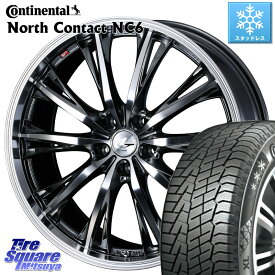 コンチネンタル NorthContact NC6 ノースコンタクト スタッドレス 235/45R18 WEDS 41193 LEONIS RT ウェッズ レオニス ホイール 18インチ 18 X 8.0J +42 5穴 114.3 カムリ