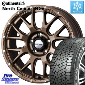 コンチネンタル NorthContact NC6 ノースコンタクト スタッドレス 215/65R16 WEDS 41143 マッドヴァンス MUD VANCE 08 ホイール 16インチ 16 X 7.0J +35 5穴 114.3 アルファード エクストレイル