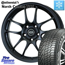 コンチネンタル NorthContact NC6 ノースコンタクト スタッドレス 235/50R18 ENKEI エンケイ PerformanceLine PF01 BK ホイール 18 X 8.0J +40 5穴 114.3 アルファード