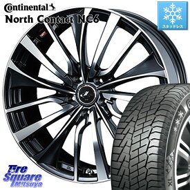 コンチネンタル NorthContact NC6 ノースコンタクト スタッドレス 215/65R16 WEDS 36340 レオニス VT ウェッズ Leonis ホイール 16インチ 16 X 6.5J +40 5穴 114.3 C-HR アルファード UX カローラクロス